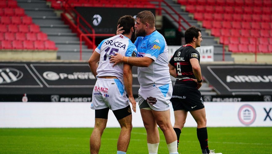 Top 14 - Aymeric Luc (Bayonne) contre Toulouse