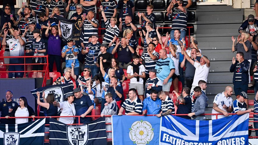 Rugby à XIII - Supporters de Featherstone Rovers