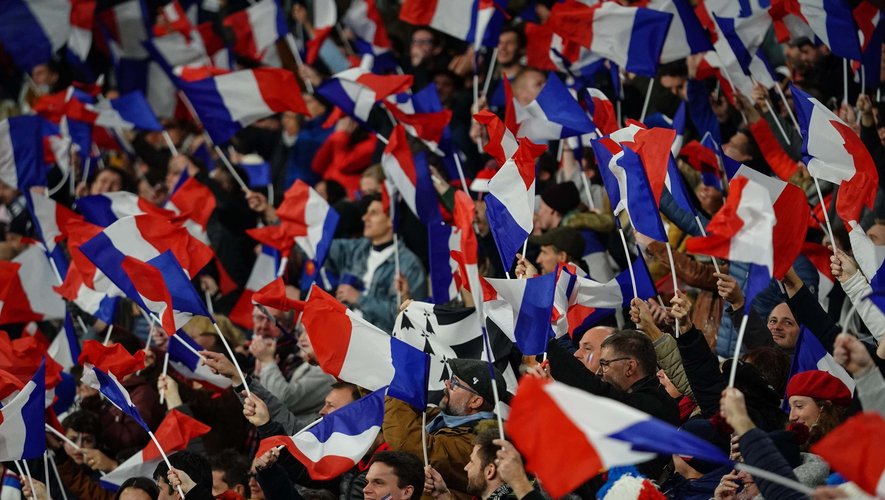 XV de France - Le public français au Stade de France