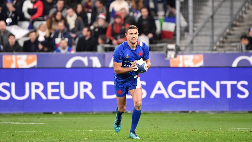 XV de France - Melvyn Jaminet (France) face à l'Argentine
