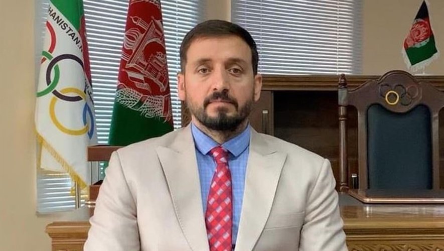 International - Le président de la fédération afghane Haris Rahmani