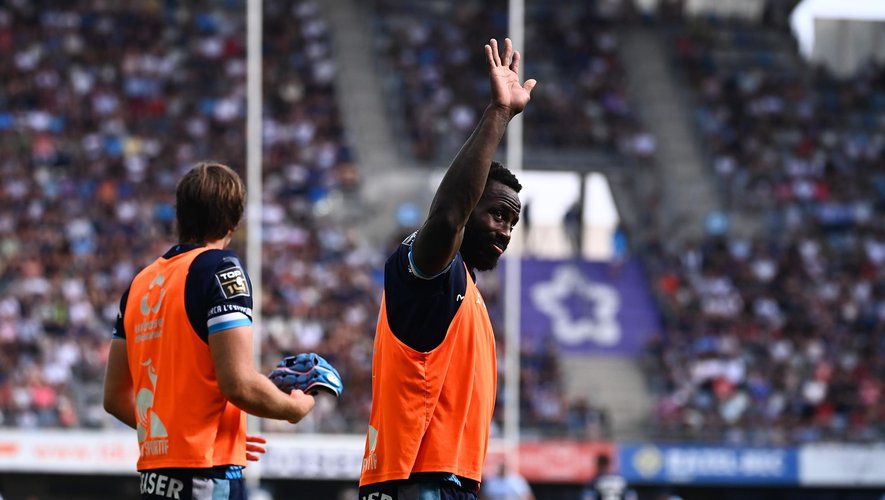 Top 14 - Fulgence Ouedraogo (Montpellier) lors de son dernier match de la phase régulière au GGL Stadium