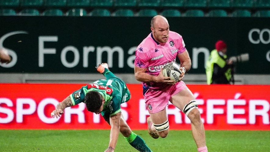 Antoine Burban playing as a flanker