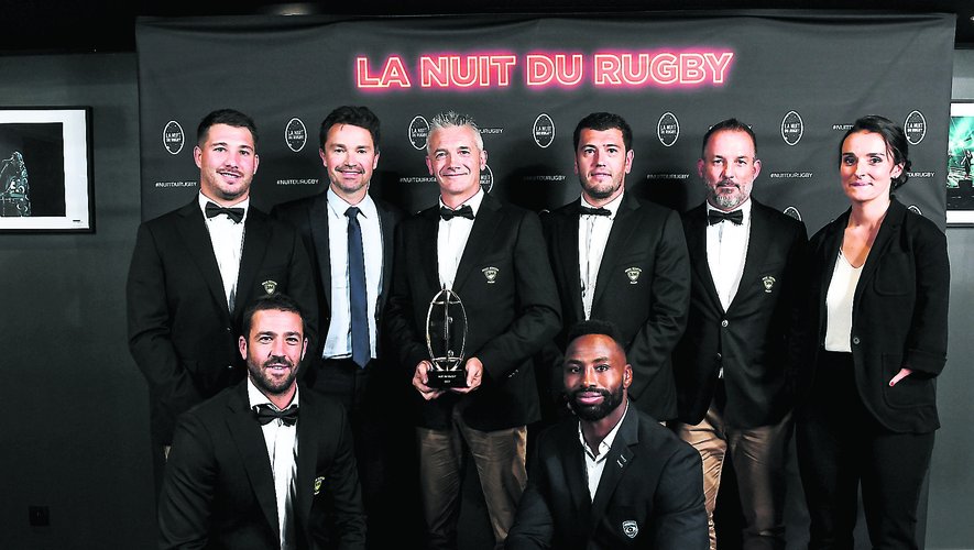 Le staff landais a été mis à l'honneur lors de la Nuit du Rugby.