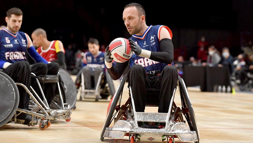 Rugby-fauteuil - Jonathan Hivernat (France)