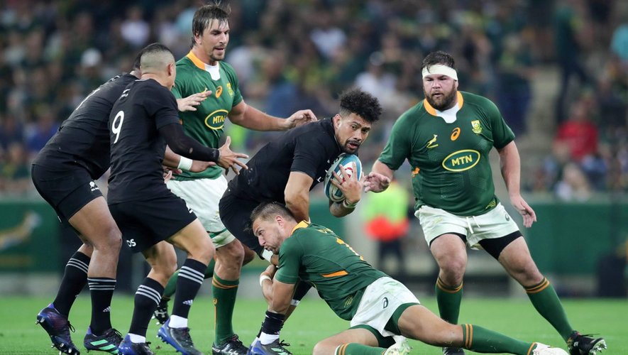 Rugby Championship - Ardie Savea (Nouvelle-Zélande) face aux Springboks (Afrique du Sud)