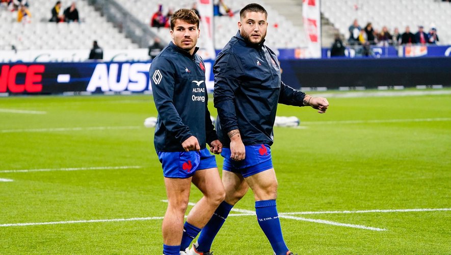 XV de France - Antoine Dupont et Cyril Baille