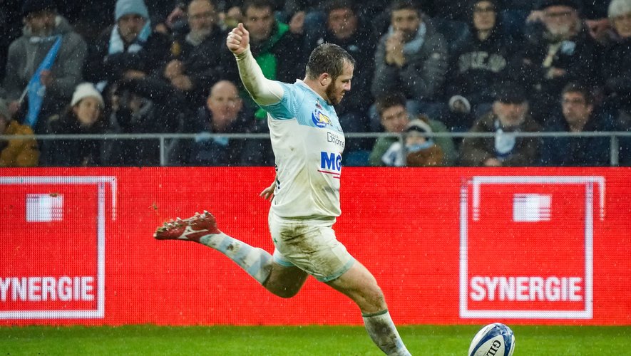 Camille Lopez a porté l'Aviron bayonnais face à Lyon.