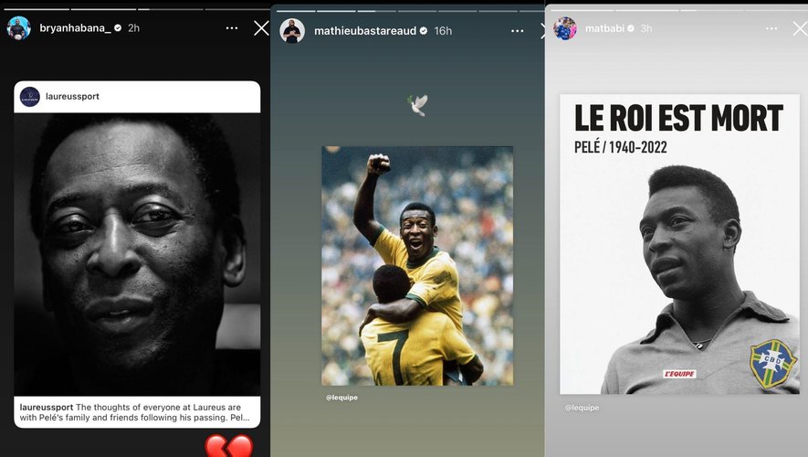 Les hommages du monde du rugby à Pelé, légende du football brésilien