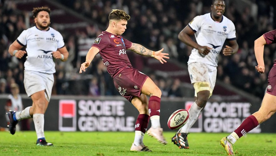 Top 14 - Matthieu Jalibert, demi d'ouverture de Bordeaux-Bègles contre Montpellier