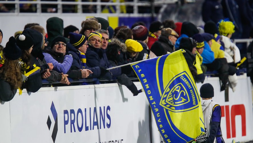 Top 14 - Supporters de Clermont, stade Marcel-Michelin