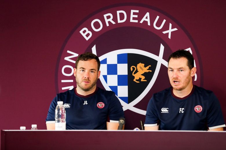 Top 14 - Julien Laïrle and Frédéric Charrier, assistants who headed the Bordeaux-Bègles staff during the season.