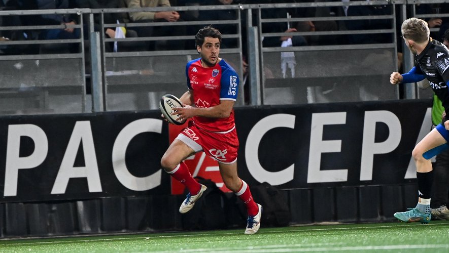 Lucas Dupont sera titulaire à l'aile du FCG pour affronter Carcassonne.