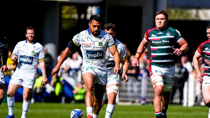 Champions Cup - Goerge Moala (Clermont) contre Leicester.