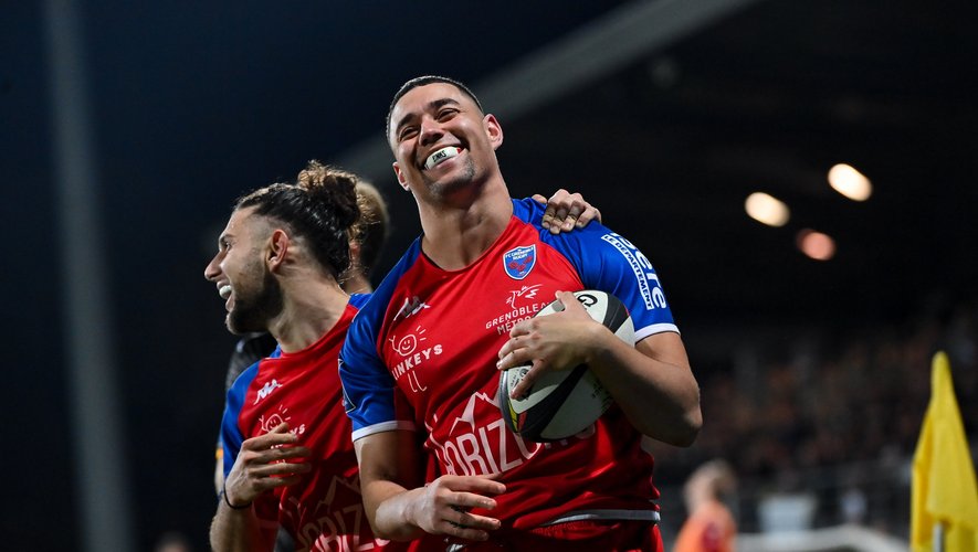 Karim Qadiri a inscrit son 10e essai cette saison face à Grenoble, vendredi 3 février.