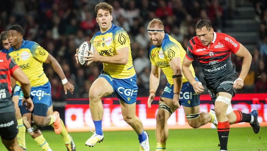 Top 14 - Damian Penaud (Clermont) contre Toulouse