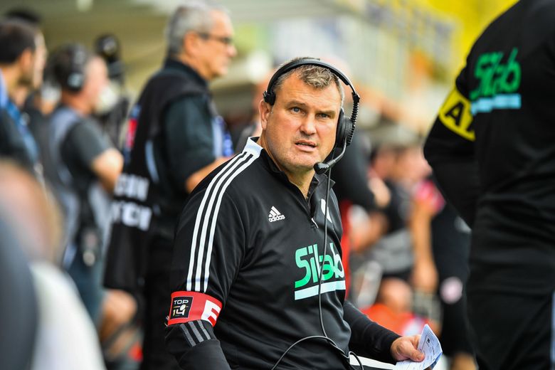 Jeremy Davidson tijdens zijn tijd bij Brive als manager
