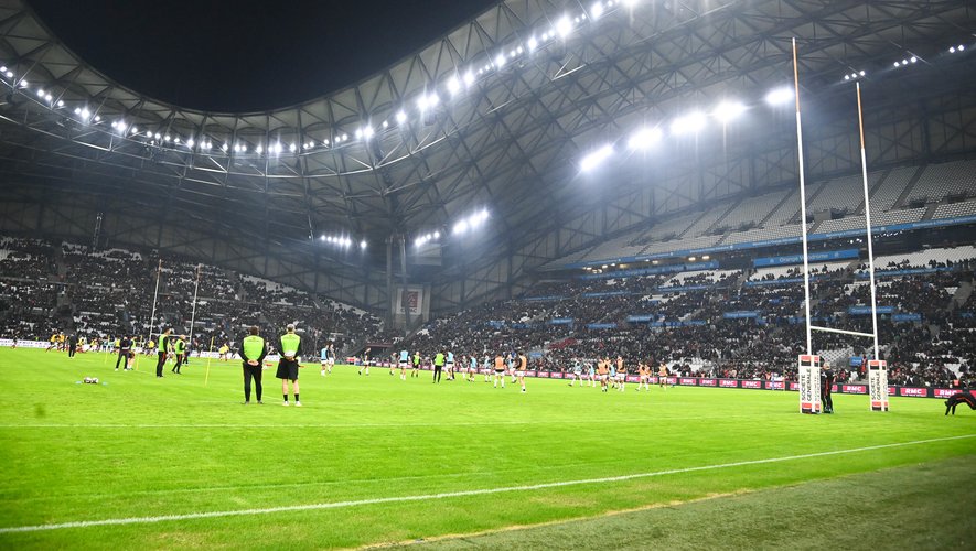 Le stade Vélodrome était le théâtre du choc entre le RC Toulonnais et le Stade toulousain samedi soir.