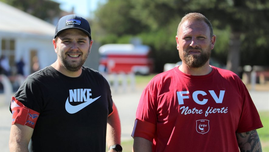 Romain Pissinis et Sebastien Falco ne seront plus les coachs du FCV la saison prochaine. Photo DR