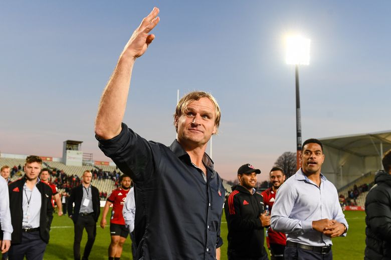 Canterbury Crusaders coach Scott Robertson takes over from Ian Foster.