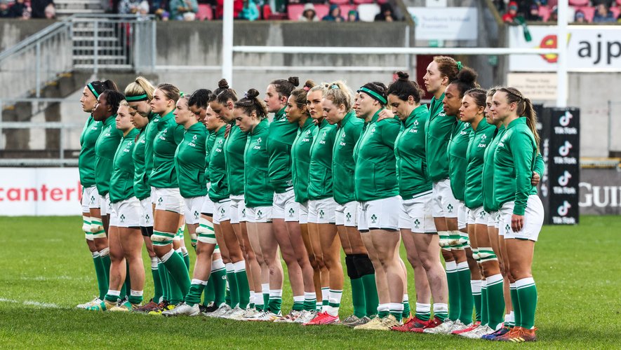 Les Irlandaises lors du dernier Tournoi des 6 Nations.
