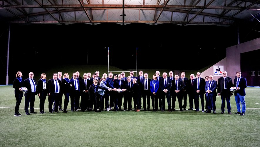 Le XV de France a reçu le soutien de l'Amicale Parlementaire de Rugby.