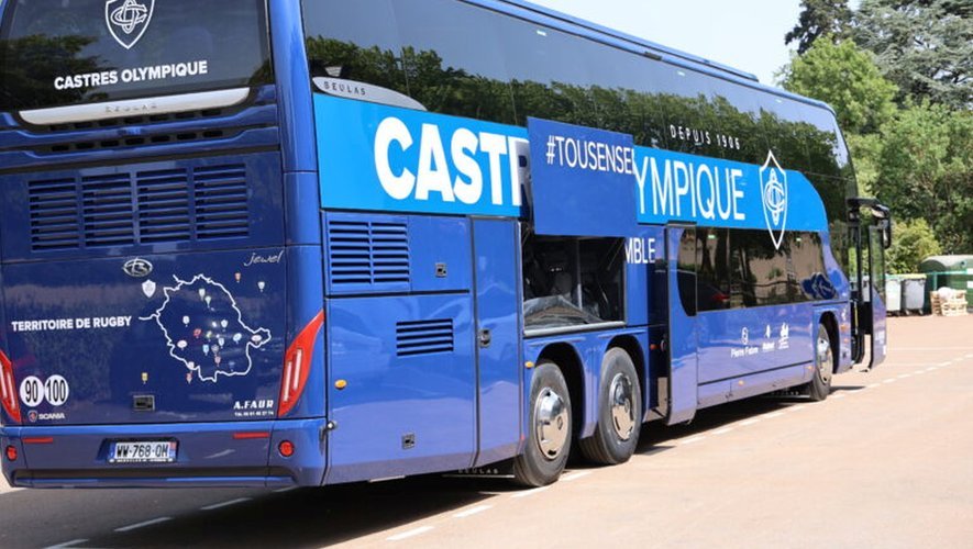 Le bus du Castres olympique sera utilisé par les joueurs d'Alban