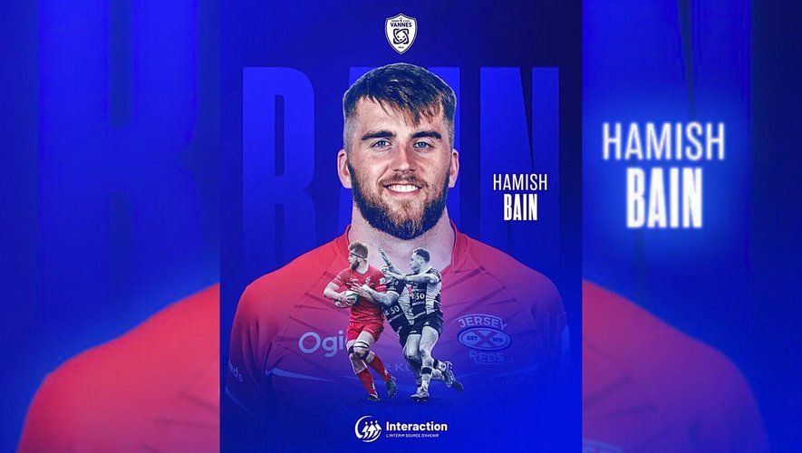 Hamish Bain portera les couleurs de Vannes la saison prochaine.