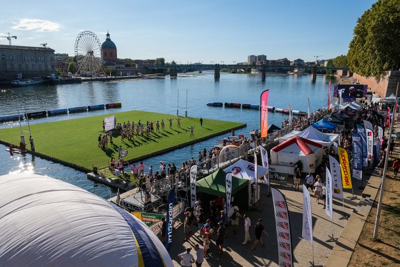 WateRugby will occupy Quai de la Daurrade as usual