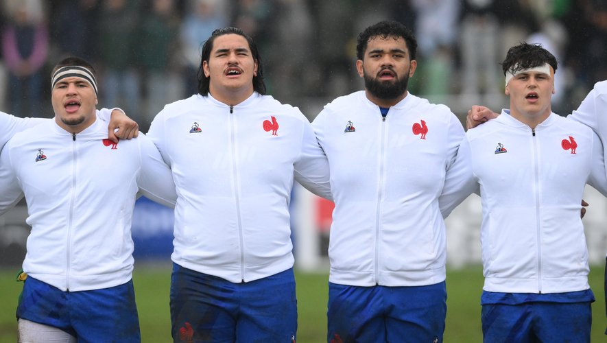 Les Bleuets de Posolo Tuilagi (deuxième en partant de la gauche) incarnent un vent de fraîcheur dans le rugby français.