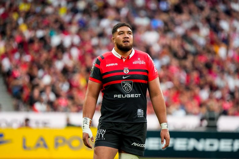 Emmanuel Meafou en la final del Top 14 ante La Rochelle (29-26).