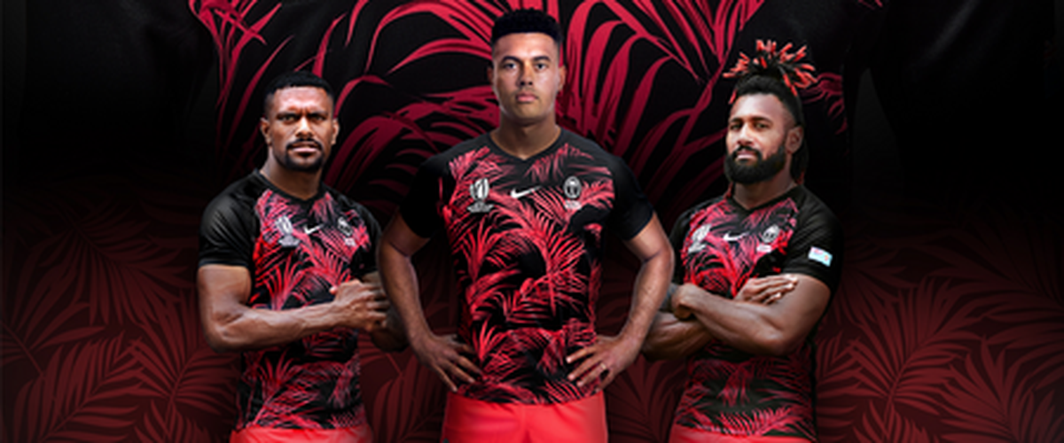 Maillot Fidji Rugby Union Jeux Olympiques - BLK Blanc Homme Taille 2XL - Adidas