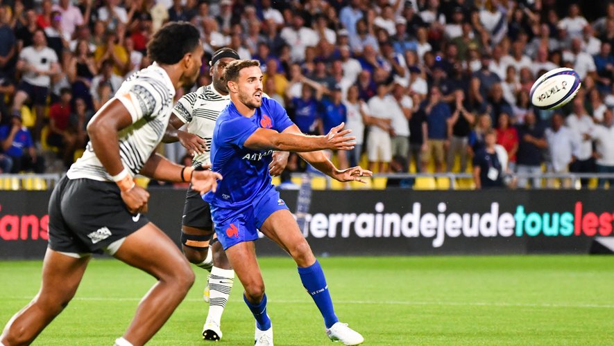 XV de France - Melvyn Jaminet a réalisé un bon match face aux Fidji