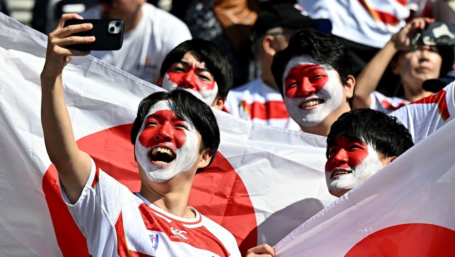 Les supporters japonais étaient nombreux pour Japon - Chili.