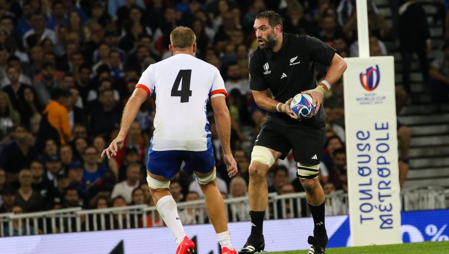 Coupe du monde de rugby 2023 - Sam Whitelock (Nouvelle-Zélande) face à la Namibie