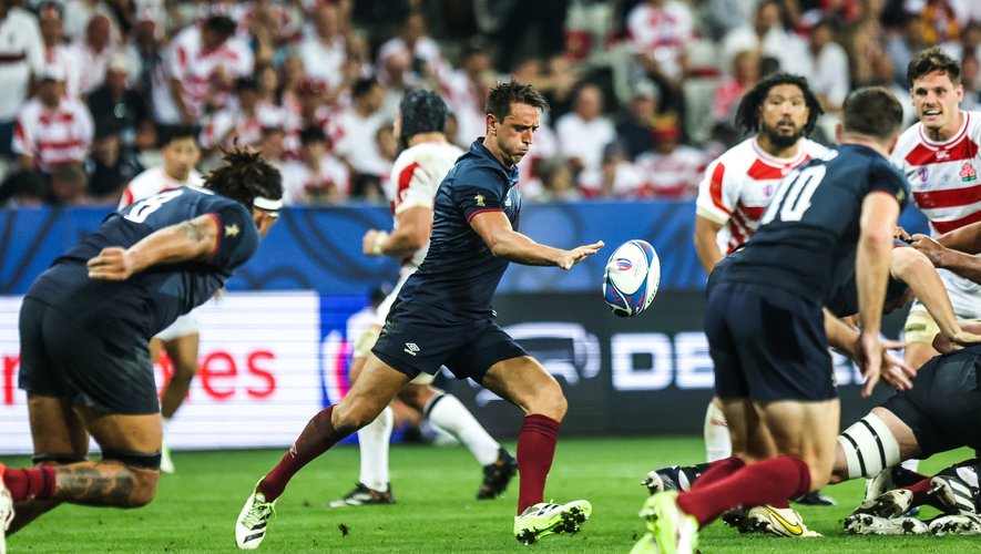 Les Anglais d'Alex Mitchell utilisent énormément le jeu au pied depuis le début de la Coupe du monde