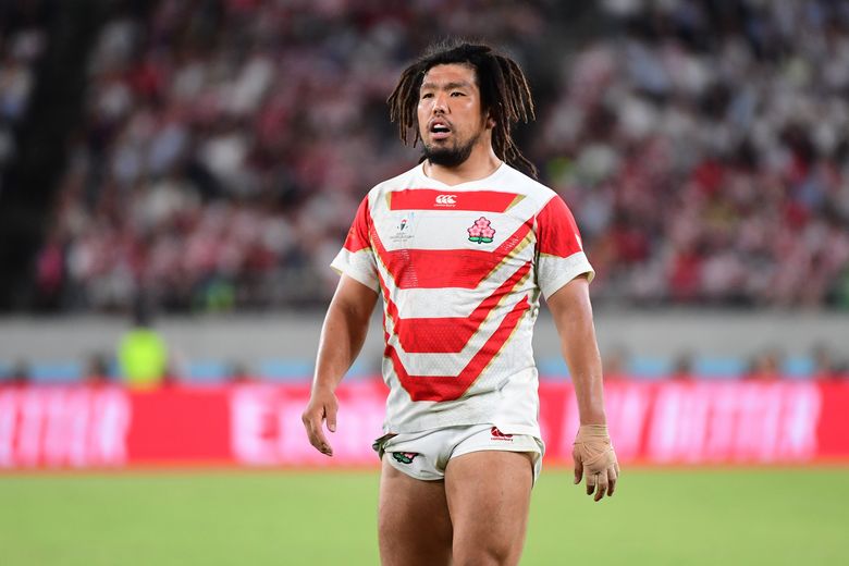 Hooker japonés Shota Horie en el Mundial 2019.