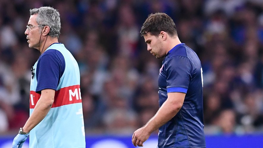 Coupe du monde de rugby 2023 - Antoine Dupont est sorti blessé face à la Namibie