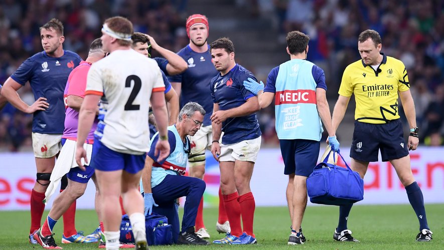 Coupe du monde de rugby 2023 - Antoine Dupont s'est blessé face à la Namibie