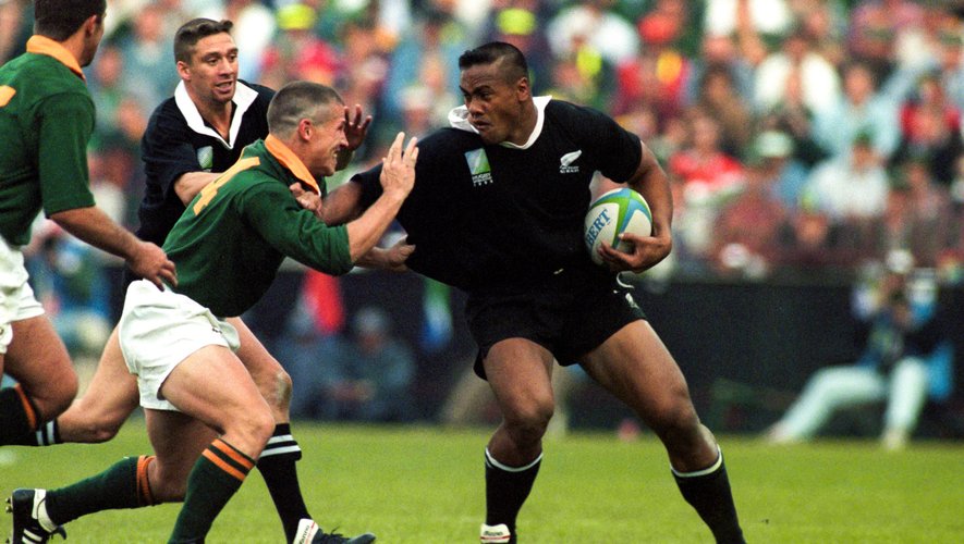 Coupe du monde de rugby 1995 - Jonah Lomu face à l'Afrique du Sud en 1999