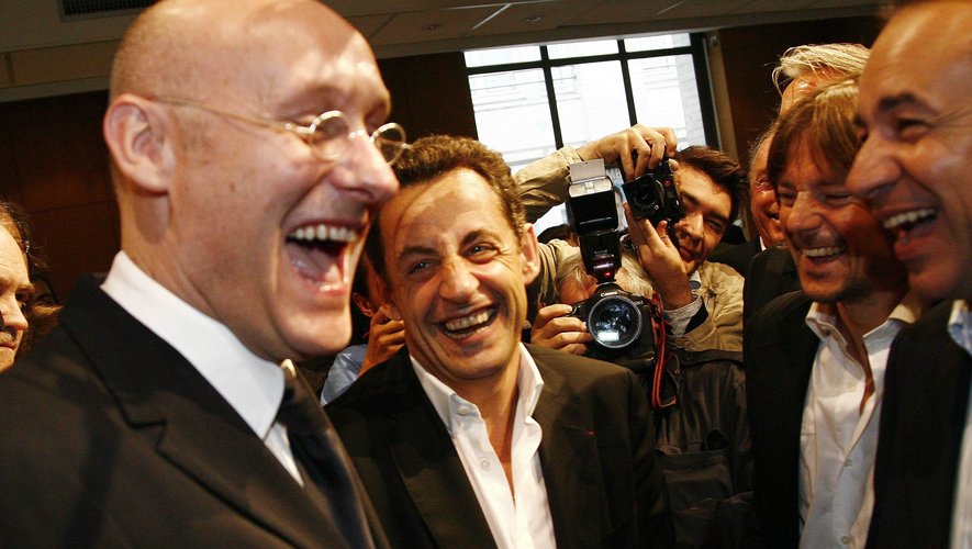 Bernard LAPORTE et Nicolas SARKOZY, le 14.04.2007.
