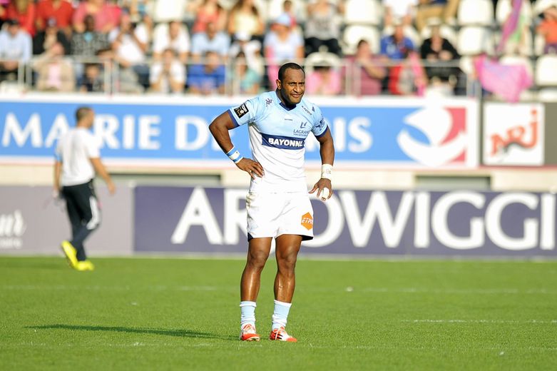 Joe Rokocoko sous les couleurs de Bayonne.