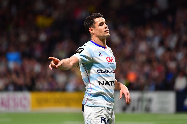 dan Carter pendant son passage réussit au Racing.