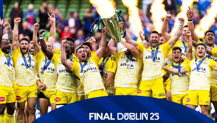 Les Rochelais ont remporté la Champions Cup en mai dernier face au Leinster, comme en 2022.