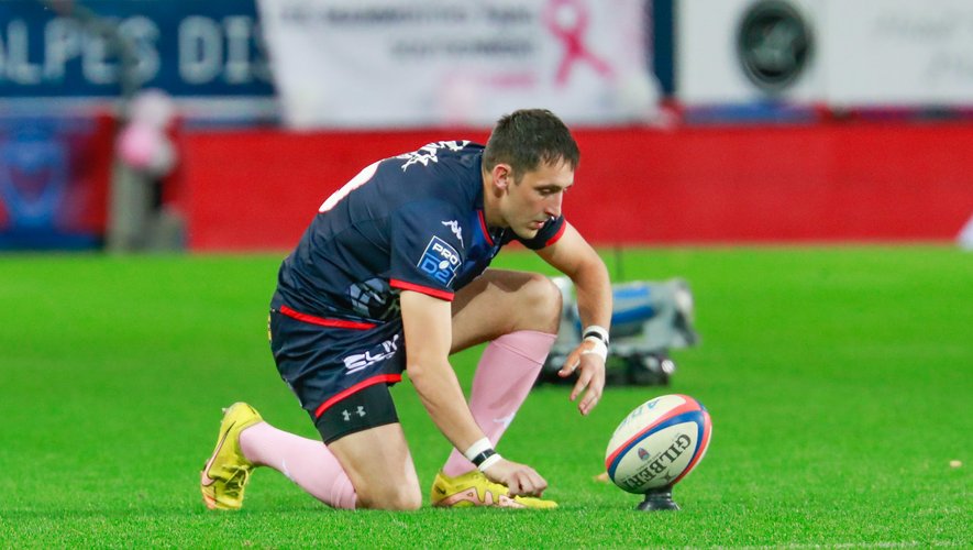 L'ouvreur de Grenoble Sam Davies a été brillant face à Provence Rugby.