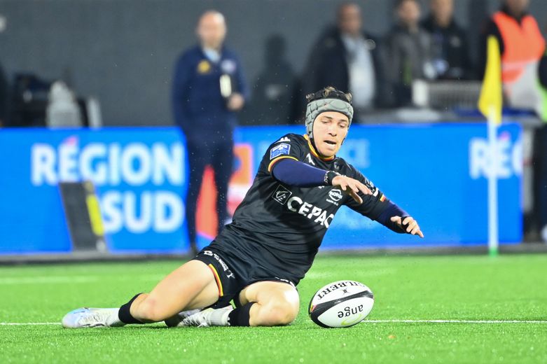 Adrien Lepegue scored the winning try against Brive.