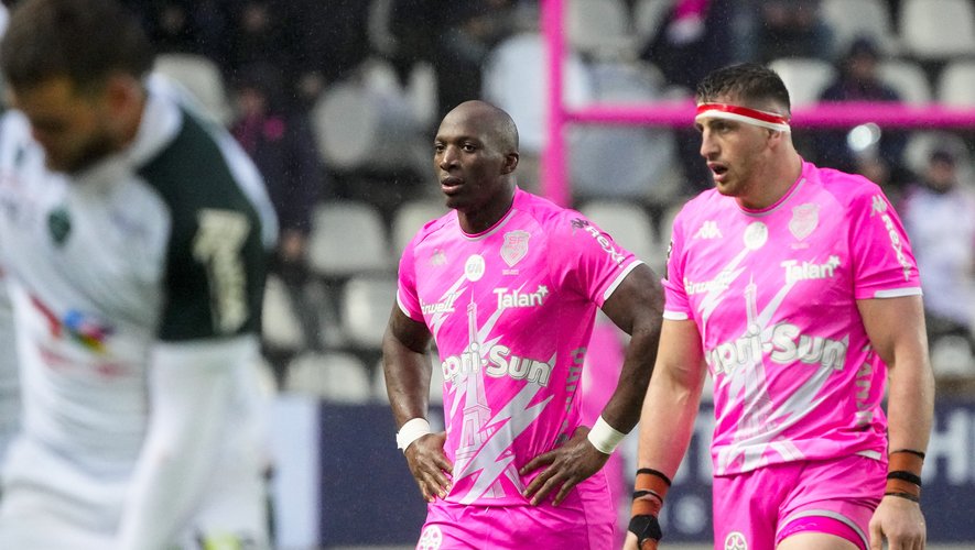 Le capitaine du Stade français, Sekou Macalou, a effacé  quatre adversaires palois avant d’aplatir un magnifique essai à la 27e minute.