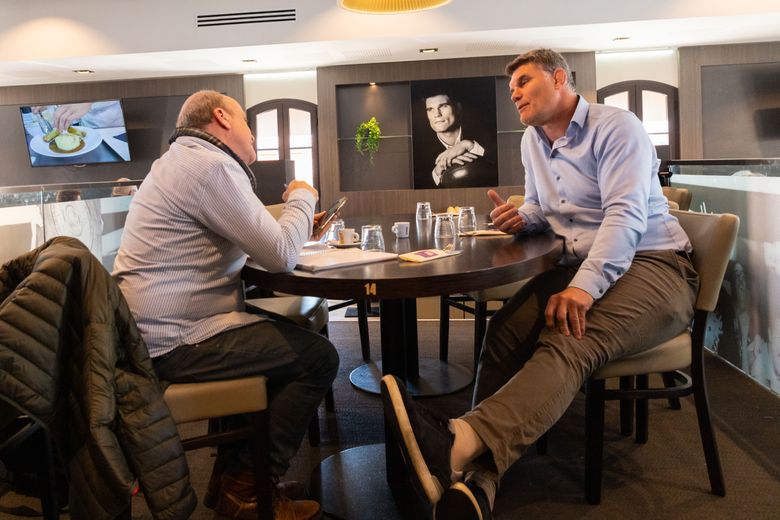 Fabien Pelous nous a retrouvé dans sa brasserie à Nailloux.