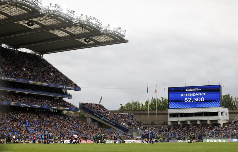 82 300 supporters étaient présents à Croke Park pour la demi-finale Leinster – Northampton.