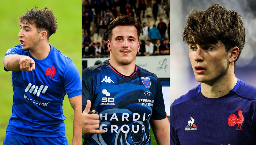 XV de France U20 Leo Carbonneau Barnabe Massa Axel Desperes Le groupe des Bleuets pour preparer le Mondial en Afrique du Sud rugbyrama